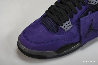 Travis Retro x Jordan Purple Air 4 Scott 0913